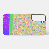 Colorful Mosaic Two-Tone Samsung Galaxy Hoesje (Achterkant horizontaal)