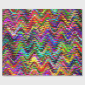 Colorful Mosaic Waves Pattern #4 Cadeaupapier (Vlak)