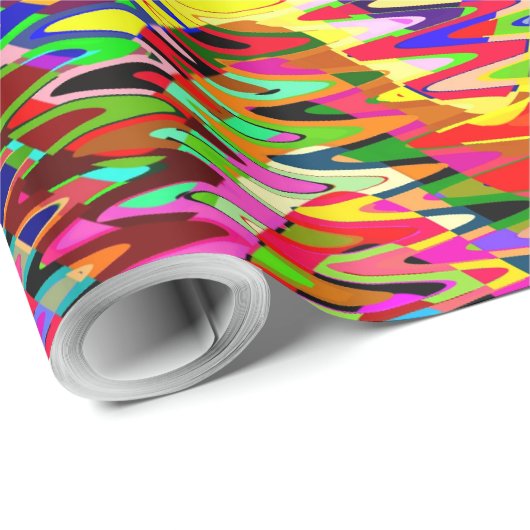 Colorful Mosaic Waves Pattern #4 Cadeaupapier (Rol Hoek)