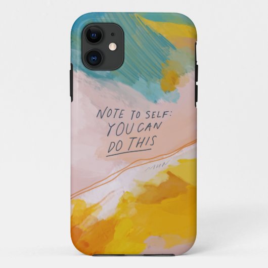 Colorful Motivatie Artsy Phone Case (Achterkant)