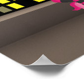 Colorful Motivating Superheld Quote for Kids Room Poster (Hoek)