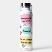Colorful Motivational Quotes Waterfles (Voorkant)