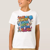 Colorful Motivational Sweatshirt – Time (Voorkant)