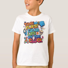 Colorful Motivational Sweatshirt – Time