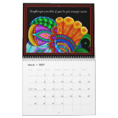 Colorful Motivations Positive Thight Calendar Kalender (Mar 2027)