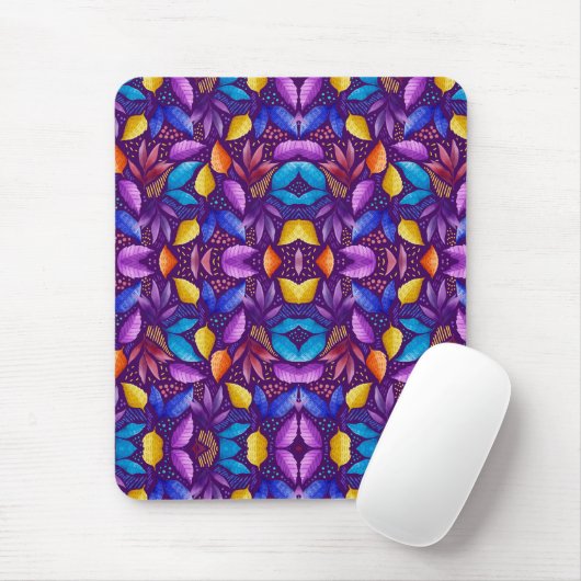 Colorful mouse pad featuring a symmetrical muismat (Met muis)