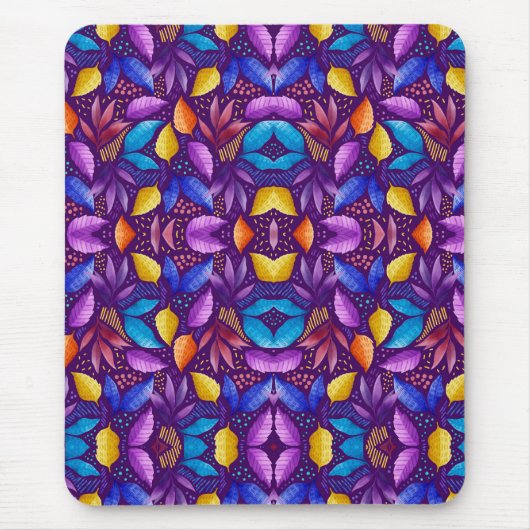 Colorful mouse pad featuring a symmetrical muismat (Voorkant)