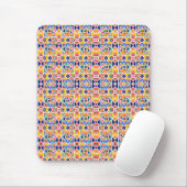Colorful mouse pad with intricate geometric tile  muismat (Met muis)