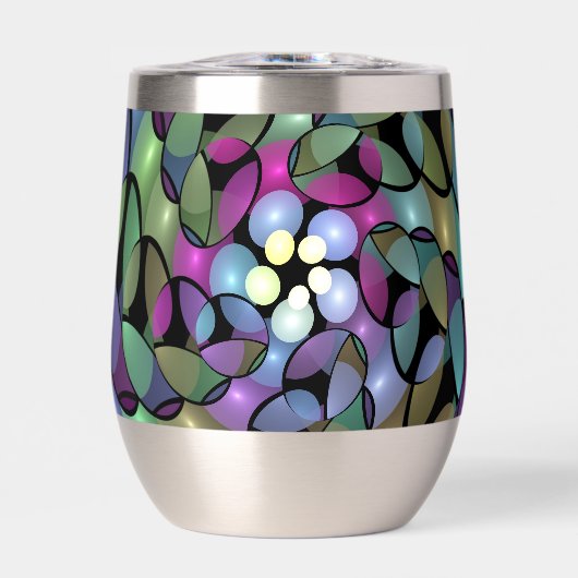 Colorful Movements Abstract Striking Fractal Art (Voorkant)