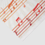 Colorful Multi Colour Music Note Musician Tissuepapier (Detail)