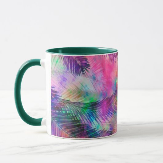 Colorful Multicolor Tropical Palm Leaves Mok (Links)