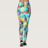 Colorful Multicolored-ballonbanner Leggings (Achterkant)