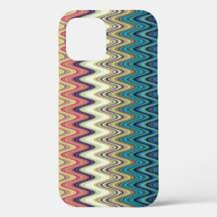 Colorful Multicolored Elegant Wavy Pattern Case-Mate iPhone Case