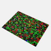 Colorful Multicolored Mosaic Pattern Deurmat (Schuin)
