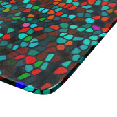 Colorful Multicolored Mosaic Pattern Snijplank (Hoek)
