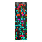 Colorful Multicolored Mosaic Pattern Thermosbeker (Achterkant)
