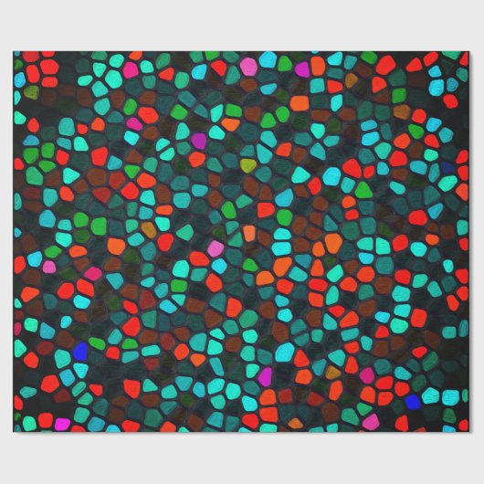 Colorful Multicolored Pattern Cadeaupapier (Vlak)