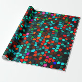Colorful Multicolored Pattern Cadeaupapier (Uitgerold)