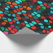Colorful Multicolored Pattern Cadeaupapier (Hoek)