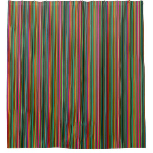 Colorful Multicolored Pattern Douchegordijn (Voorkant)