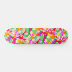 Colorful Multicolored Pattern Persoonlijk Skateboard