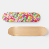 Colorful Multicolored Pattern Persoonlijk Skateboard (Horizontaal)