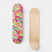 Colorful Multicolored Pattern Persoonlijk Skateboard (Voorkant)