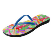 Colorful Multicolored Pattern Teenslippers (Schuin)