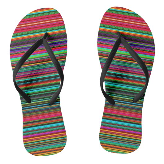 Colorful Multicolored Pattern Teenslippers (Voetbed)
