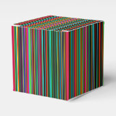 Colorful Multicolored Striped Pattern Bedankdoosjes (Voorkant Zijde)