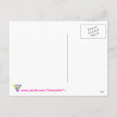 Colorful Mums Happy Easter Briefkaarten (Achterkant)