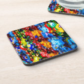 Colorful Murano Bier Onderzetter (Linkerzijde)