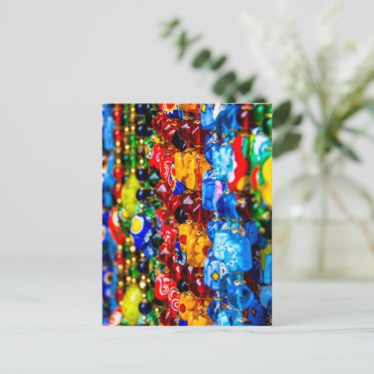 Colorful Murano Briefkaart (Staand voorkant)