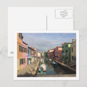 Colorful Murano, Briefkaart met Venetië-grenzen (Voorkant / Achterkant)
