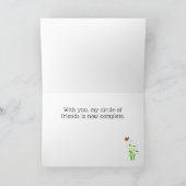 Colorful Mushroom & Forest Friends Wenskaart Kaart (Binnen)