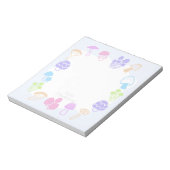 Colorful Mushroom Notitieblok (Linkerzijde)