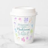 Colorful Mushroom Papieren Bekers (Voorkant)