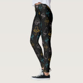 Colorful Mushroom Patroon Leggings (Links)