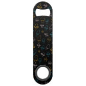 Colorful Mushroom Patroon Speed Flessenopener (Achterkant)