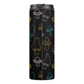Colorful Mushroom Patroon Thermosbeker (Achterkant)