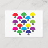 Colorful Mushroom Visitekaartje (Voorkant)