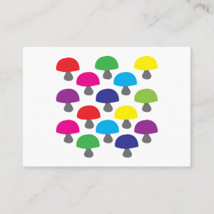 Colorful Mushroom Visitekaartje