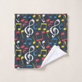 Colorful Music Bad Handdoek (Wasdoekje)