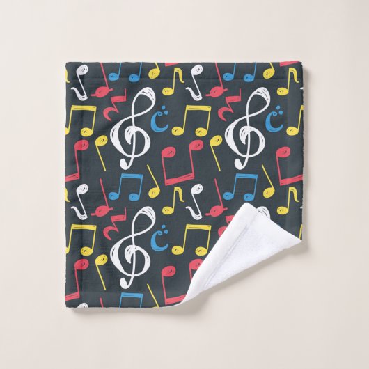 Colorful Music Bad Handdoek (Wasdoekje)