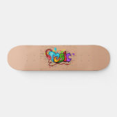 Colorful Music Graffiti Persoonlijk Skateboard (Horizontaal)