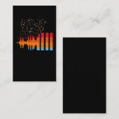 Colorful Music Notes Musician Pianist Visitekaartje (Voorkant / Achterkant)