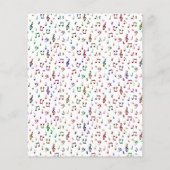 Colorful music origami paper (Achterkant)