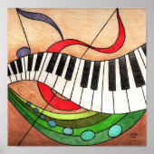 Colorful Music Poster (Voorkant)