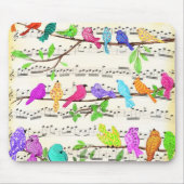 Colorful Musical Birds Muismat Spring (Voorkant)