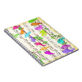 Colorful Musical Birds Notitieboek (Rechterzijde)